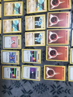 LP/NM Base Set SHADOWLESS Lot 50 Cards WOTC POKEMON - Image 5
