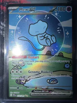 Pokemon TCG Bubble Mew SV Paldean Fates EX Illustration Card 232/091 SIR/SAR - Image 1