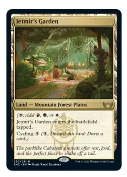 1x MTG Jetmir's Garden - New Capenna Rare Land! NM Mint! - Image 1