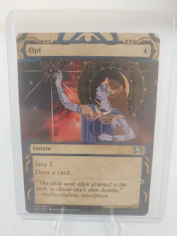 MTG Magic the Gathering Opt (Foil Etched) Strixhaven Mystical Archive #019 NM - Image 1