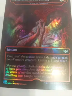 Mysterious Blood Illness - Innistrad: Crimson Vow Foil Misprint - Image 2