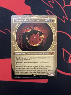 Sauron, the Dark Lord Showcase Regular Lord Of The Rings Mythic 0329 MTG English - Image 1