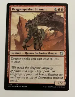 MtG Dragonspeaker Shaman Forgotten Realms Commander Magic the Gathering - Image 1