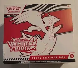 Pokemon Scarlet & Violet White Flare Elite Trainer Box SEALED FREE SHIPPING - Image 1