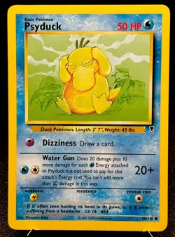 Psyduck 88/110 LP Non Holo Legendary Collection Pokemon Card! - Image 1