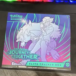 Pokemon Scarlet & Violet Journey Together Elite Trainer Box Zorua 9 Packs - Image 1