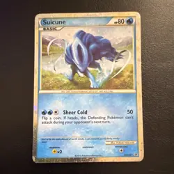 Pokemon Suicune HGSS HGSS21 Holo Promo Basic 80 HP Sheer Cold 50 - Image 1