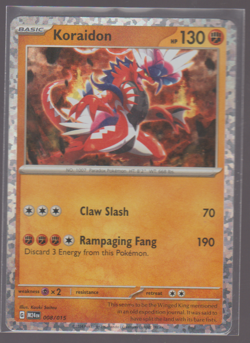 Pokemon TCG Koraidon 008/015 McDonald's 2024 Holo - Image 1