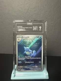 Pokemon TCG Wartortle 171/165 S&V 151 Illustration Rare TAG 9 - Image 1
