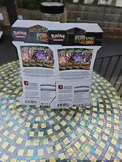 Two (2) Pokemon Sword & Shield Evolving Skies Blister Pack - Image 2