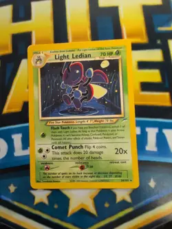 Pokemon Neo Destiny LIGHT LEDIAN #24/105 2000 Rare Vintage - LP/MP - Image 1
