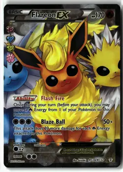 Flareon EX ⭐ RC28/RC32 Holo Rare Ultra Generations 2016 Pokemon NM/LP - Image 1