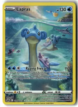 Lapras ⭐ GG05/GG70 Holo Crown Zenith Galarian Gallery Pokemon NM - Image 1
