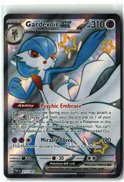 Gardevoir ex ⭐ 217/091 Holo Shiny Ultra Rare Paldean Fates 2024 Pokemon NM - Image 1