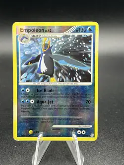 Pokemon TCG - Empoleon 4/130 Diamond Pearl Base Set Reverse Holo Rare MP MB1 - Image 1