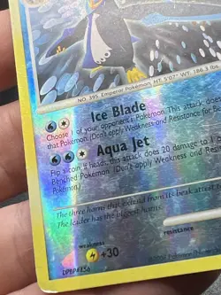 Pokemon TCG - Empoleon 4/130 Diamond Pearl Base Set Reverse Holo Rare MP MB1 - Image 3