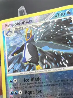 Pokemon TCG - Empoleon 4/130 Diamond Pearl Base Set Reverse Holo Rare MP MB1 - Image 4