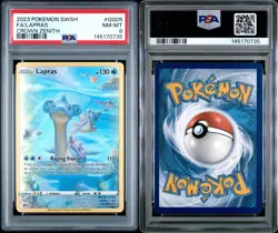🔥 Pokemon TCG 🔥 Lapras #GG05 🔥 Sword & Shield Crown Zenith Full Art PSA 8 🔥 - Image 3