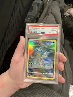 🔥 Pokemon TCG 🔥 Lapras #GG05 🔥 Sword & Shield Crown Zenith Full Art PSA 8 🔥 - Image 4