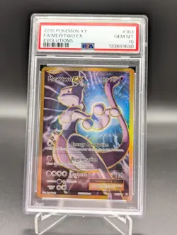 2016 POKEMON XY EVOLUTIONS MEWTWO #103/108 PSA 10 - Image 1