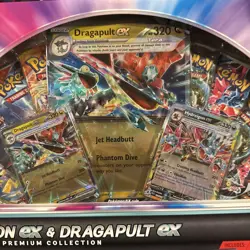 Pokemon TCG Hydreigon EX & Dragapult EX Premium Collection Box NEW SEALED ⚝⚝⚝ - Image 4