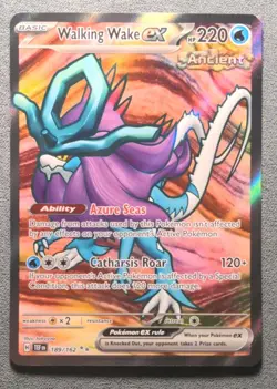 Pokemon English - Temporal Forces - Walking Wake ex 189/162 - NM - Image 1