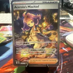 Pokemon TCG : Acerola's Mischief 183/132 Me01: Mega Evolution Holo NM - Image 1