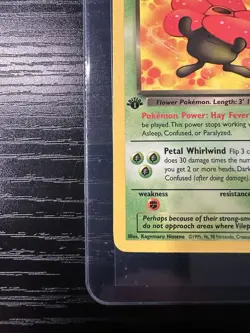 Dark Vileplume 30/82 Rare Team Rocket Non Holo WOTC Vintage Pokemon - Image 2