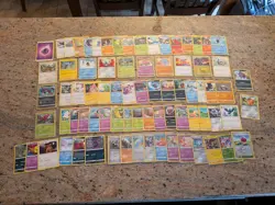 Huge Pokemon Trading Cards Lot With Foils (75 Cards) Nm - Image 1