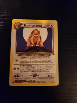 Pokemon Card - Dark Ursaring Neo Destiny 21/105 Rare Non Holo - Image 1