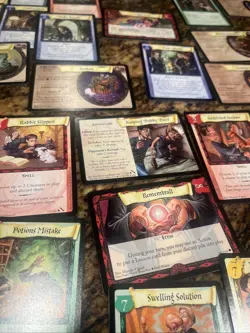 Harry Potter 2001 TCG Base Card Lot Commons & Rare Cards Warner Bro 136 Card Lot - Image 2