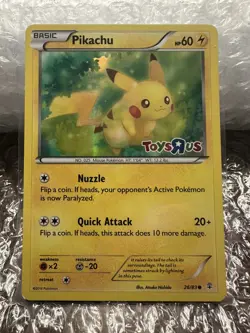 Pikachu 26/83 Toys R Us Promo Holo Stamped Pokemon Card - Image 1