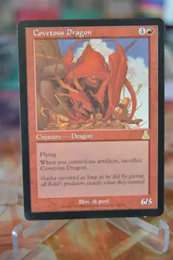 1 x covetous dragon urza's destiny legacy mtg Magic the Gathering - Image 1