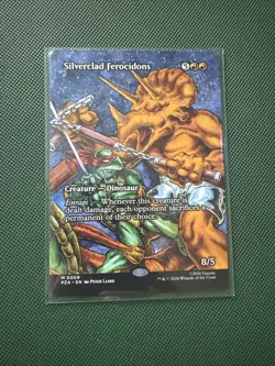 Silverclad Ferocidons #9 M Foil -Teenage Mutant Ninja Turtles - TMNT - MTG Mint - Image 1