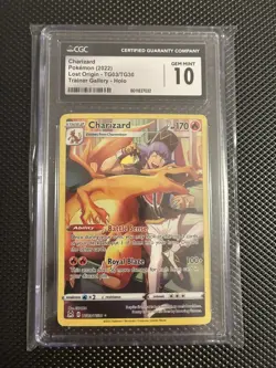 CGC Gem Mint 10 Charizard TG03/TG30 Pokemon Lost Origin Trainer Gallery - Image 1