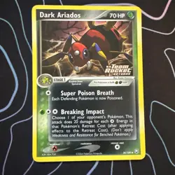Dark Ariados 30/109 Holo EX Team Rocket Returns Stamped Pokemon TCG - Image 1