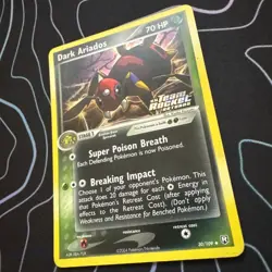 Dark Ariados 30/109 Holo EX Team Rocket Returns Stamped Pokemon TCG - Image 3