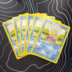 Pokemon TCG Squirtle Base Set 2 Unlimited Common x6 NM/LP Condition - Image 1