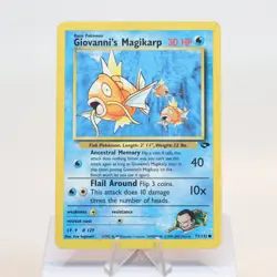Pokemon TCG - Giovanni's Magikarp 73/132 Gym Challenge Common WOTC - MPIndent - Image 2