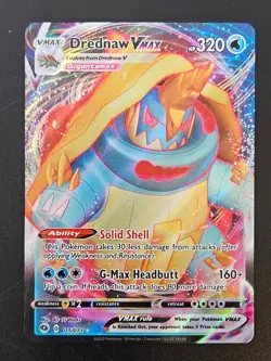 DREDNAW VMAX 015/073 HOLO RARE VMAX CHAMPION'S PATH POKEMON NM/M - Image 1