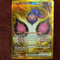 Pokemon Pecharunt EX 095/064 Sv: Shrouded Fable Full Art Hyper Rare Holo 190 HP - Image 1