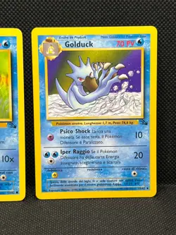 Pokemon Tcg Psyduck 53/62 & Golduck 35/62 Fossil Non Holo - Image 3