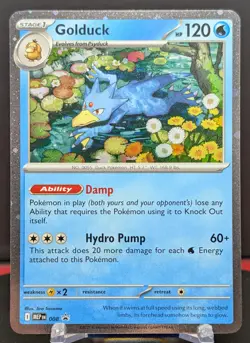 Pokemon Golduck #008 English MEP Black Star Promo - Image 1