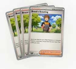 Brock's Scouting 146/159 x4 - 4x Trainer Playset Pokemon S&V Journey Together - Image 1