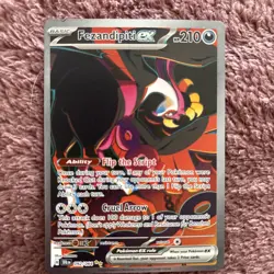 Pokemon Fezandipiti EX 092/064 Sv: Shrouded Fable SIR Holo 210. Pen MarkU - Image 1