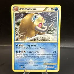 Mamoswine 5/102 Cracked Ice Holo Rare Promo HGSS Triumphant Pokemon 2010 NM/LP - Image 1