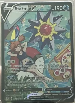 Pokemon PSA 10 Contender Starmie V Astral Radiance Trainer Gallery Alt Art - Image 1
