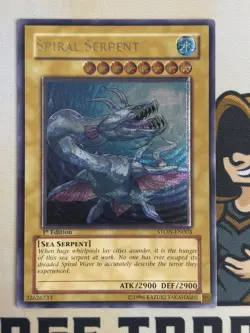 Spiral Serpent STON-EN003 1st Edition Ultimate Rare YuGiOh! NM EURO - Image 3