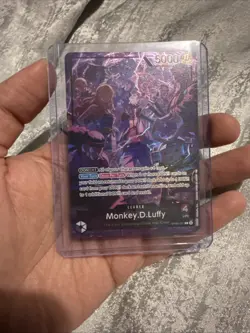 One Piece TCG Monkey.D.Luffy OP09-061 Leader 2nd Anniversary Edition Alt English - Image 4