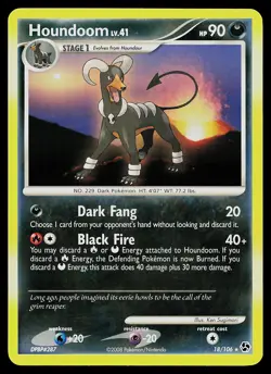 Pokemon Card - Houndoom Great Encounters 18/106 Rare - Image 1